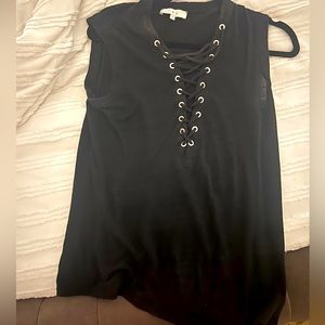 Iro lace up shirt size small